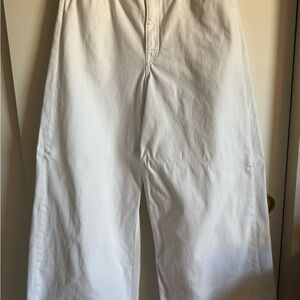 J. Crew High-Rise Superwide-Leg Pants in White